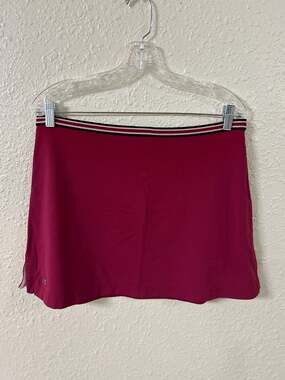 Tail Tech Women's Athletic Golf Tennis Skort with Striped Waistband, Size Medium